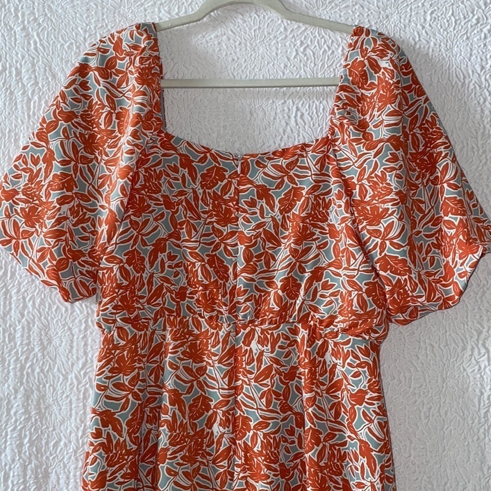 CHELSEA28 Printed Puff Sleeve Maxi Dress - Picture 4 of 11
